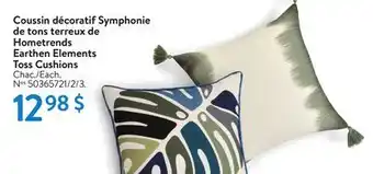 Walmart Hometrends Earthen Elements Toss Cushions offer