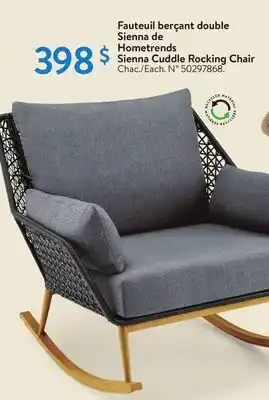 Walmart Hometrends Sienna Cuddle Rocking Chair offer