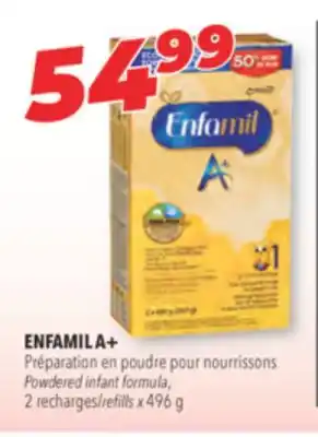 Familiprix ENFAMIL A+ Powdered infant formula offer