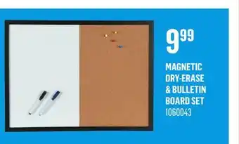 Canac Magnetic Dry-Erase & Bulletin Board Set offer