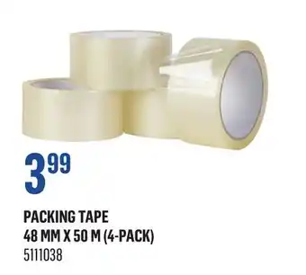 Canac Packing Tape 48 mm x 50 m (4-Pack) offer