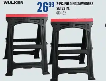Canac 2-Pc. Folding Sawhorse Set22 in offer