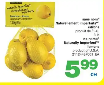 Wholesale Club NATURELLEMENT IMPARFAITS CITRONS, 3 LB offer