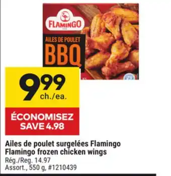Giant Tiger Flamingo frozen chicken wings offer
