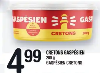 Marche Ami CRETONS GASPÉSIEN | GASPÉSIEN CRETONS offer