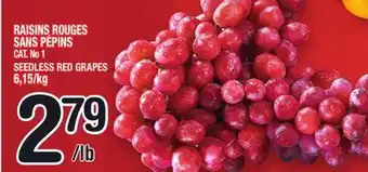 Marche Ami RAISINS ROUGES SANS PÉPINS | SEEDLESS RED GRAPES offer