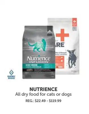Mondou NUTRIENCE All dry food for cats or dogs offer
