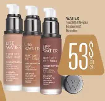 Jean Coutu WATIER Teint Lift Anti-Rides Foundation offer