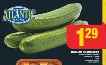 No Frills ENGLISH CUCUMBERS offer