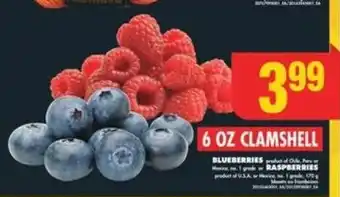 No Frills BLUEBERRIES OR RASPBERRIES offer