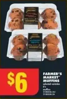 No Frills FARMER'S MARKET MUFFINS offer