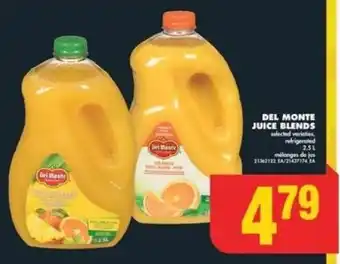 No Frills DEL MONTE JUICE BLENDS offer