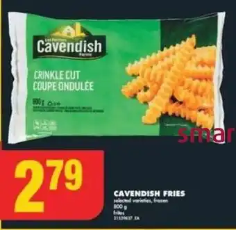 No Frills CAVENDISH FRIES 800g offer