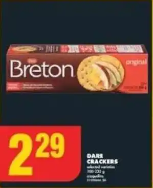 No Frills DARE CRACKERS offer