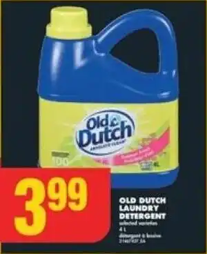 No Frills OLD DUTCH LAUNDRY DETERGENT 4L offer