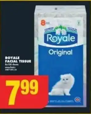 No Frills ROYALE FACIAL TISSUE offer
