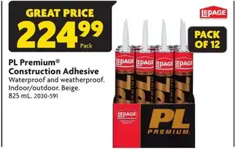 Home Hardware PL Premium Construction Adhesive offer