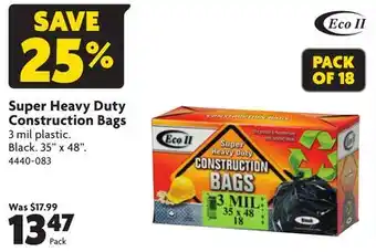 Home Hardware Super Heavy Duty Construction Bags offer