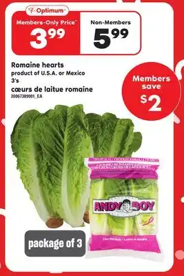 Independent City Market CŒURS DE LAITUE ROMAINE, 3's offer
