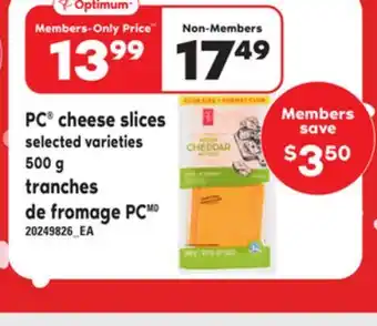 Independent City Market TRANCHES DE FROMAGE PC, 500 G offer