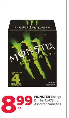 Rexall MONSTER Energy Drinks offer