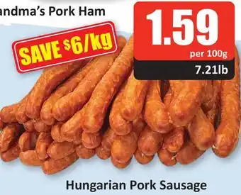 Starsky Hungarian Pork Sausage offer