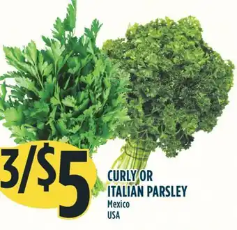 Marché Adonis CURLY OR ITALIAN PARSLEY offer