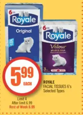 Shoppers Drug Mart ROYALE FACIAL TISSUES offer