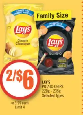 Shoppers Drug Mart LAY'S POTATO CHIPS offer