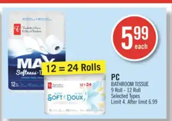 Shoppers Drug Mart PC BATHROOM TISSUE offer