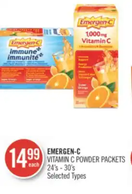 Shoppers Drug Mart EMERGEN-C VITAMIN C POWDER PACKETS offer