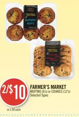 Shoppers Drug Mart FARMER'S MARKET MUFFINS (6's) or COOKIES (12's) offer
