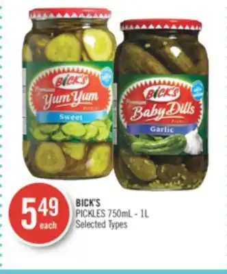 Shoppers Drug Mart BICK'S PICKLES offer