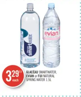 Shoppers Drug Mart GLACÉAU SMARTWATER, EVIAN or FIJI NATURAL SPRING WATER offer