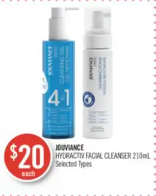 Shoppers Drug Mart JOUVIANCE HYDRACTIV FACIAL CLEANSER offer