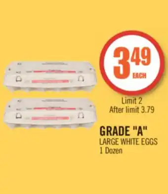 Shoppers Drug Mart GRADE A LARGE WHITE EGGS offer