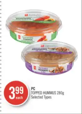 Shoppers Drug Mart PC TOPPED HUMMUS offer