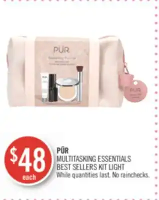 Shoppers Drug Mart PÜR MULTITASKING ESSENTIALS BEST SELLERS KIT LIGHT offer