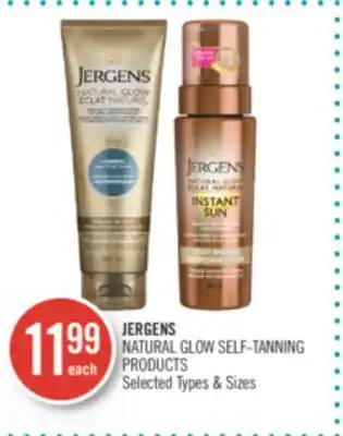 Shoppers Drug Mart JERGENS NATURAL GLOW SELF-TANNING PRODUCTS offer