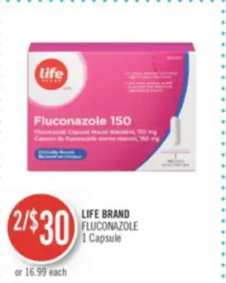 Shoppers Drug Mart LIFE BRAND FLUCONAZOLE offer
