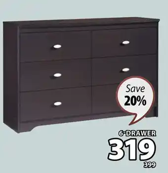 JYSK DUNBAR 6-DRAWER Chest offer