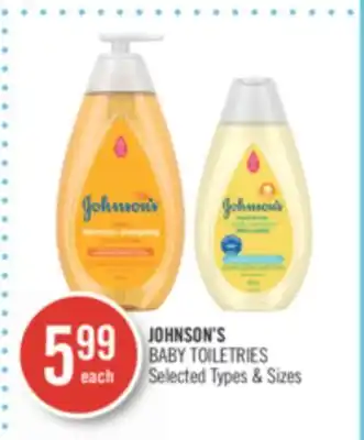Shoppers Drug Mart JOHNSON'S BABY TOILETRIES offer