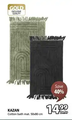 JYSK KAZAN Cotton bath mat offer
