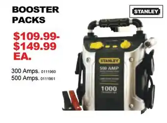 PartSource STANLEY BOOSTER PACKS offer