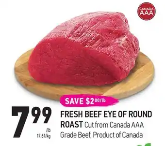 Coppa's Fresh Market FRESH BEEF EYE OF ROUND ROAST offer