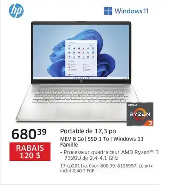 The Source Portable de 17,3 po HP offer