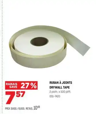 BMR RUBAN À JOINTS offer