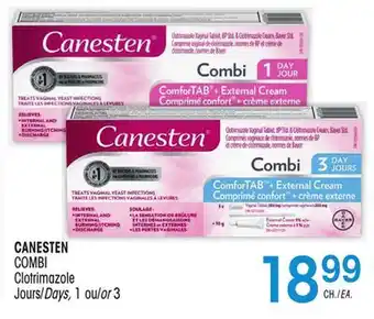 Uniprix CANESTEN COMBI Clotrimazole Jours/Days offer