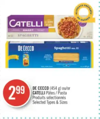 Pharmaprix DE CECCO 454g or CATELLI Pasta offer