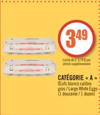 Pharmaprix CATÉGORIE  A  Large White Eggs offer